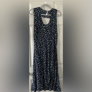 Two by Vince Camuto - XL Navy Floral Wrap Dress